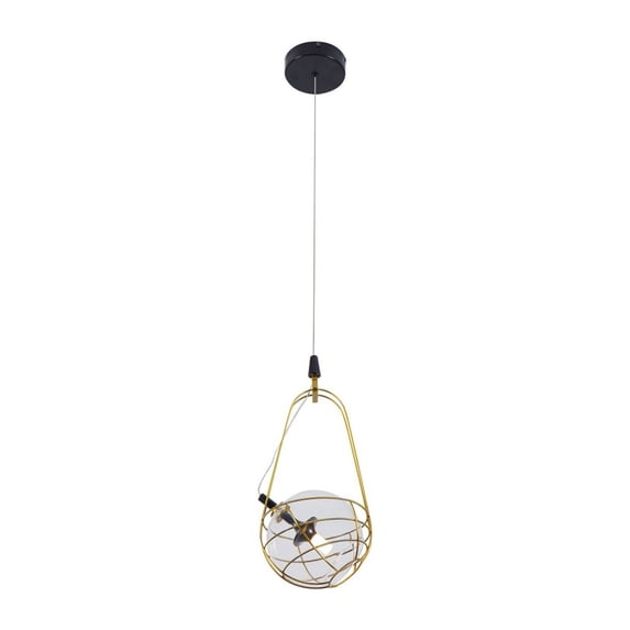 VONN Firenze 8" ETL Certified Integrated LED Aluminum Pendant - Antique Brass