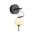 thumbnail image 1 of VONN Lecce 5" ETL Certified Integrated LED Wall Sconce with Glass Shade in Black, 1 of 10