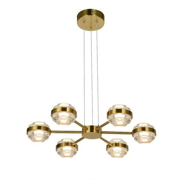 VONN Milano 25" Height Adjustable ETL Certified Integrated LED Pendant in AB