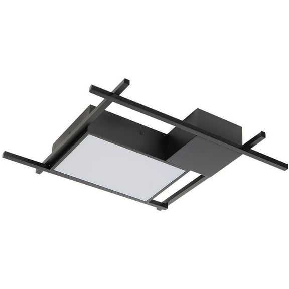 VONN Radium 19" Aluminum ETL Certified Integrated LED Ceiling Fixture in Black