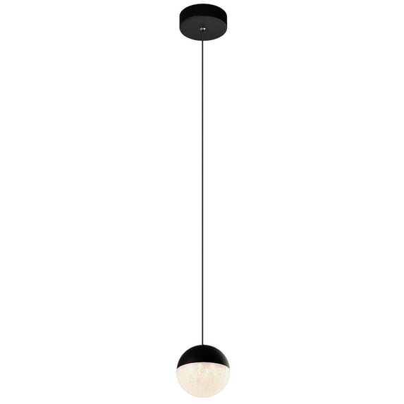 VONN Ravello 5" ETL Certified Integrated LED Aluminum Pendant in Black