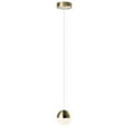 thumbnail image 1 of VONN Ravello 5" Integrated LED ETL Certified Aluminum Pendant in Brass, 1 of 13
