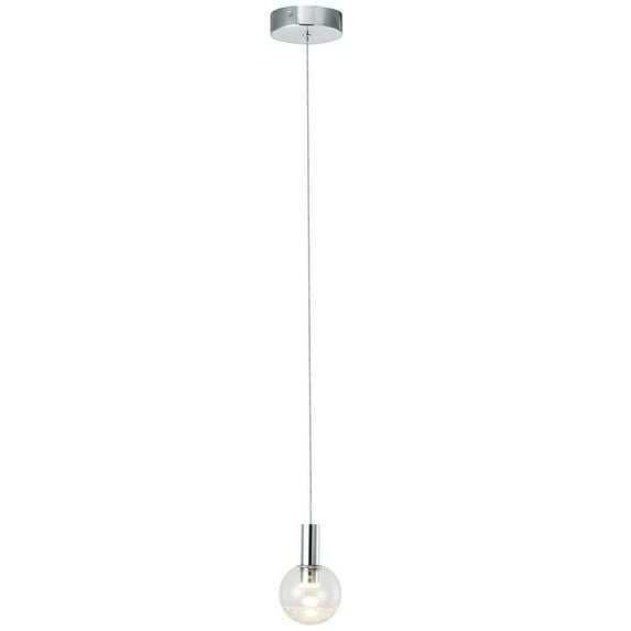VONN Sienna 5" ETL Certified Integrated LED Aluminum Pendant - Polished Chrome