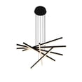 thumbnail image 1 of VONN Sirius 32" ETL Certified Integrated LED Aluminum and Acrylic Pendant Black, 1 of 14