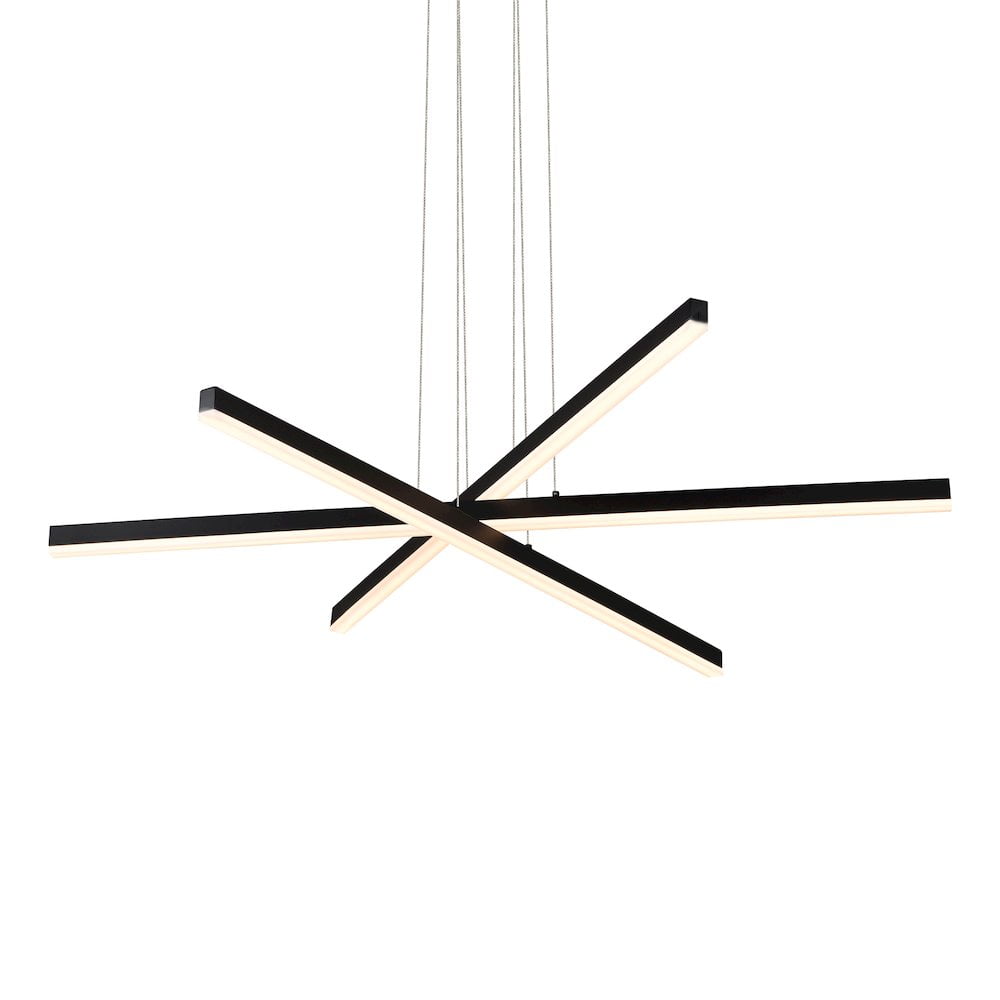 Sirius 40" Black Aluminum LED Pendant Light