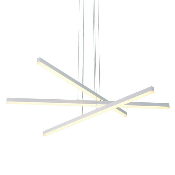 VONN Sirius 40" ETL Certified Integrated LED Aluminum and Acrylic Pendant White
