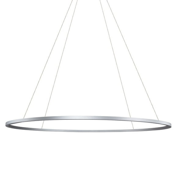 VONN Tania 60" Adjustable ETL Certified Integrated LED Chandelier in Silver
