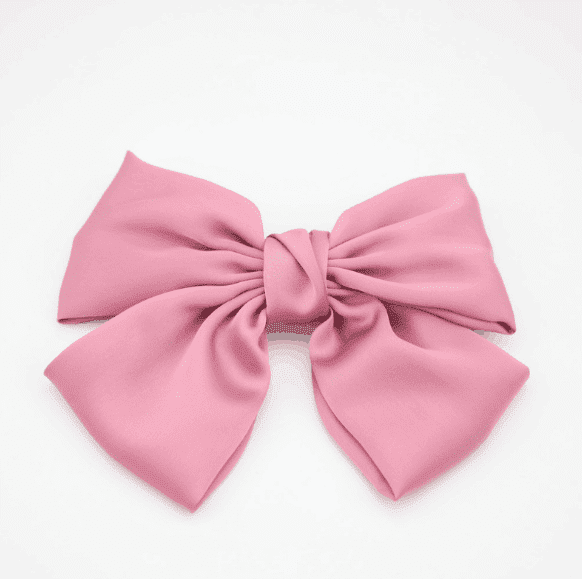 Women Giant Bow,stain Hair Bow, Hot Pink Hair Bow, Stain Bow, Hair Bow,  Hair Clip Bow, Women Hair Accessories 