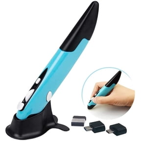 VONTER 2.4GHz USB Wireless Optical Pocket Pen Mouse Adjustable 800/1200/1600 DPI Handwriting Smart Mouse for Laptop Android Tablet PC