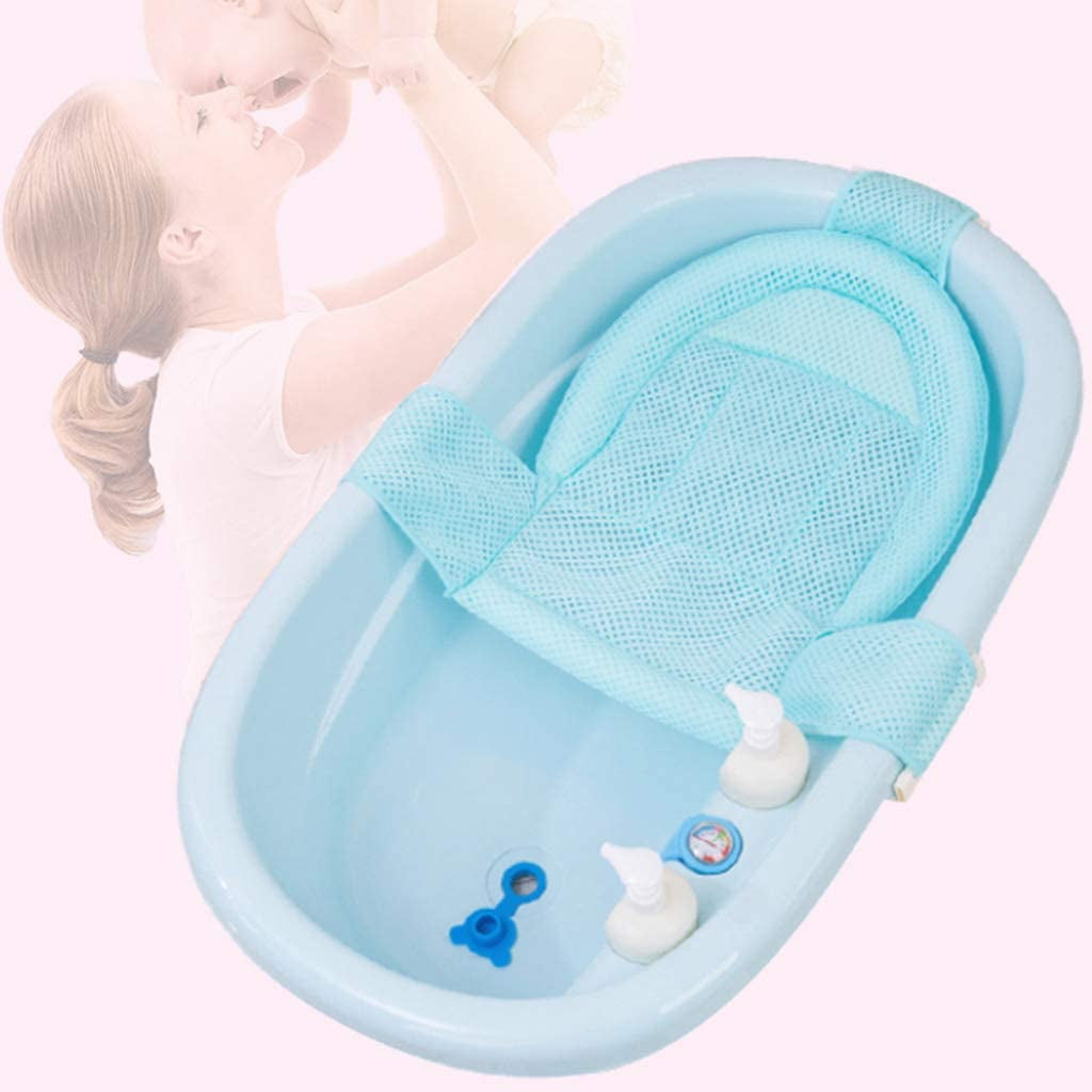 VONTER Adjustable Baby Shower Mesh Bath Support Seat for Bathtub, Baby