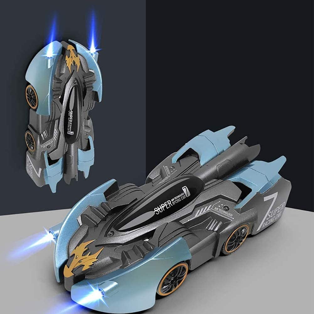 VONTER Anti Gravity Wall & Land Dual-Mode car RC Car Electric 360 Rotating Stunt RC Car Antigravity Machine Auto Toy Cars with Remote Control (Color : Blue)
