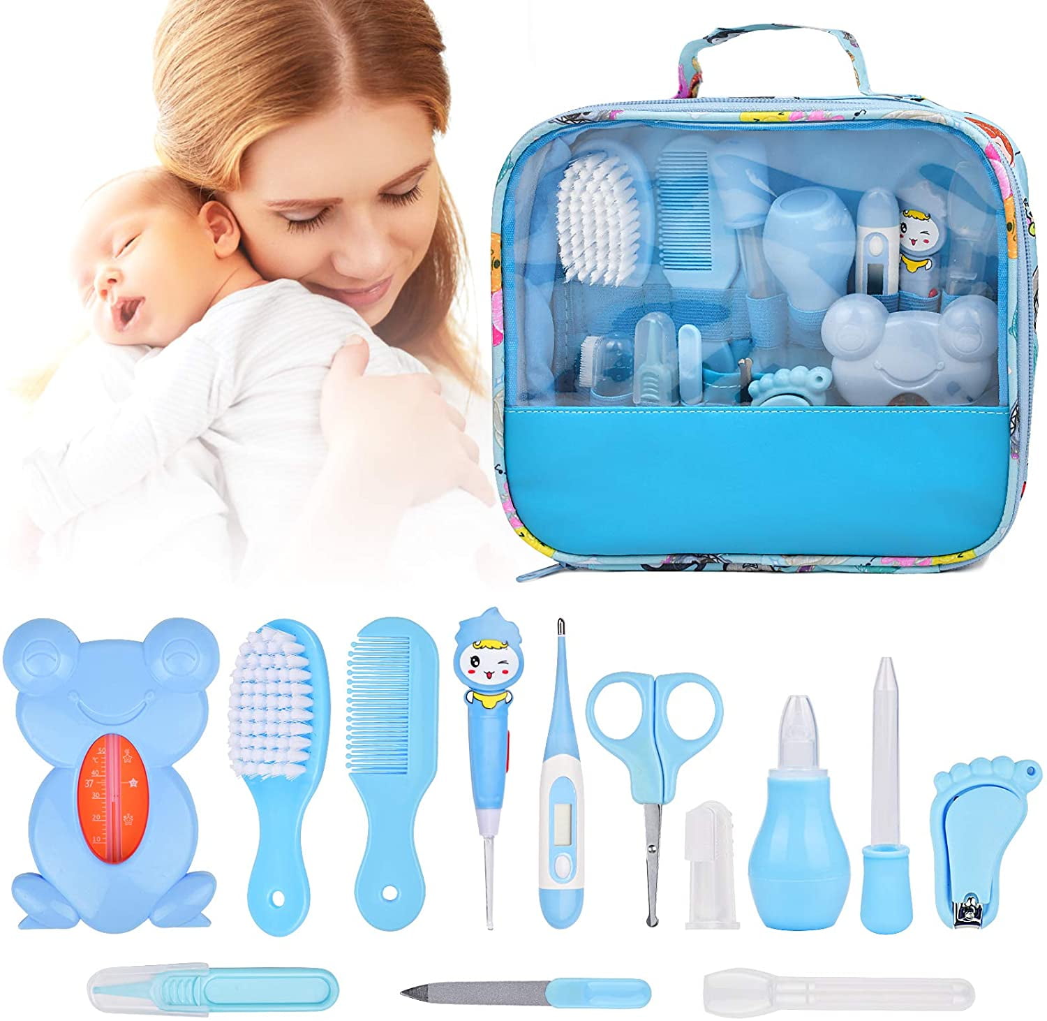 Lupantte Baby Nail Filer and Baby Nail Clippers with Light Set, Electric Infant  Nail Trimmer Kit, for Newborn Blue - Walmart.com
