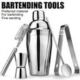 thumbnail image 1 of VONTER Bartender Kit with Stand | Bar Set Cocktail Shaker Set for Drink Mixing - Bar Tools: Martini Shaker, Jigger, Strainer, Bar Mixer Spoon, Tongs, Bottle Opener | Best Bartender Kit for Beginners, 1 of 7