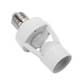 thumbnail image 1 of VONTER E27 Infrared PIR Induction Motion Sensor LED Light Bulb Holder 360° Sensor Detection Lamp Socket Switch AC110-220V, E26/E27 Auto On/Off, Indoor/Outdoor Yard Porch Patio Garage Garden, 1Pack, 1 of 8