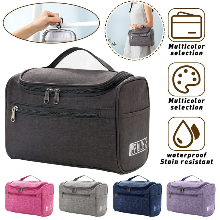Hanging Toiletry Bag for Men and Women Travel Portable Bathroom Toiletry  Storage Bags Waterproof Cosmetics Makeup and Toiletries Organizer with Hook