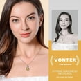 thumbnail image 1 of VONTER Fine Jewelry Natural Gemstone Sterling Silver Swiss Blue Topaz Amethyst Citrine Pendant Necklace,925 Sterling Silver Blue Sapphire Women's Gemstone Pendant Necklacev Mothers Day Gifts-Yellow, 1 of 7