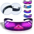 thumbnail image 1 of VONTER LED Glasses with Bluetooth APP Control, Rechargeable Magic Glasses, Customize Message Light-up Glasses for Masquerade, 1 of 5