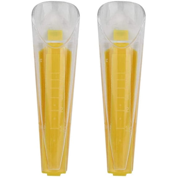 VONTER Measuring Spoon 2 in 1 Multifunction Dry Yeast Measuring Cup for Measure Dry or Wet Ingredients in Baking-2PCS