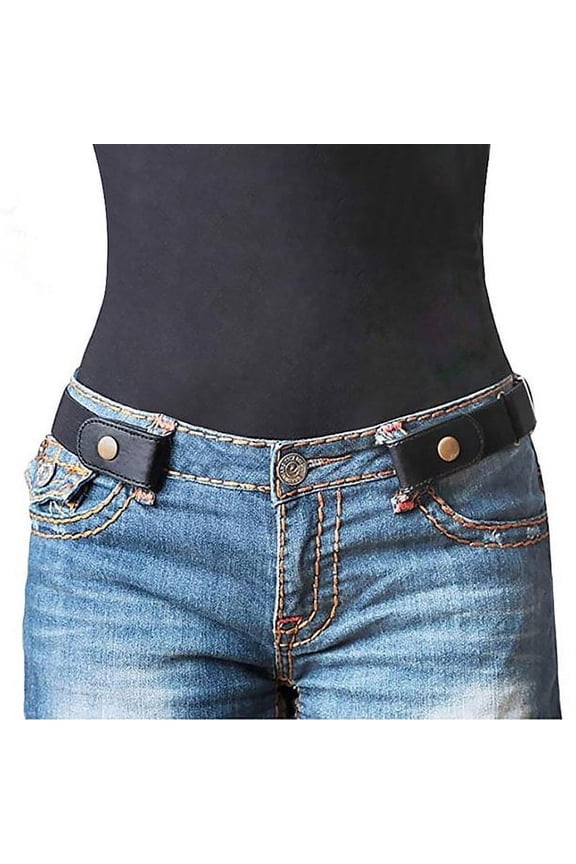 No Buckle Stretch Belt for Women/Men Invisible Elastic Buckle Free Belts