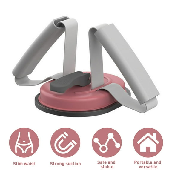 VONTER Sit Up Equipment Bar, Portable Adjustable Sit-up Bar, Sit-ups Assistant Device, Self-Suction Training Equipment for Home Work or Travel