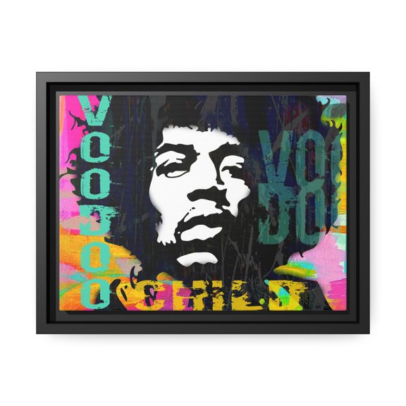 VOODOO CHILD Framed Canvas Wall Art - Pop Art