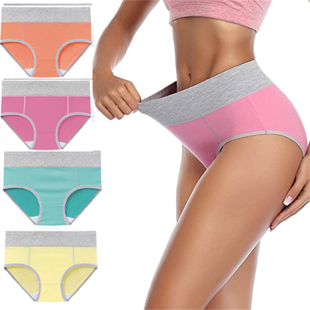 Womens Plus Size High Waist Soft Breathable Underwear Full Briefs for  Home,Bedtime and Everyday Use(3-Packs) 