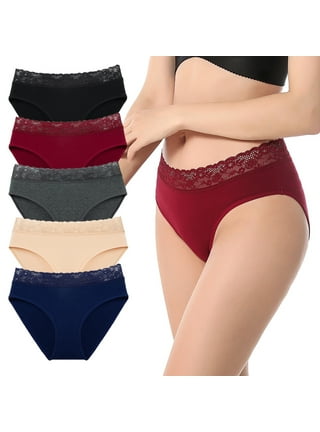 Women's Sexy Lace Panties, Bikini Cheeky Underwear Hipster Panty All Lacy  Low Rise Full Coverage 