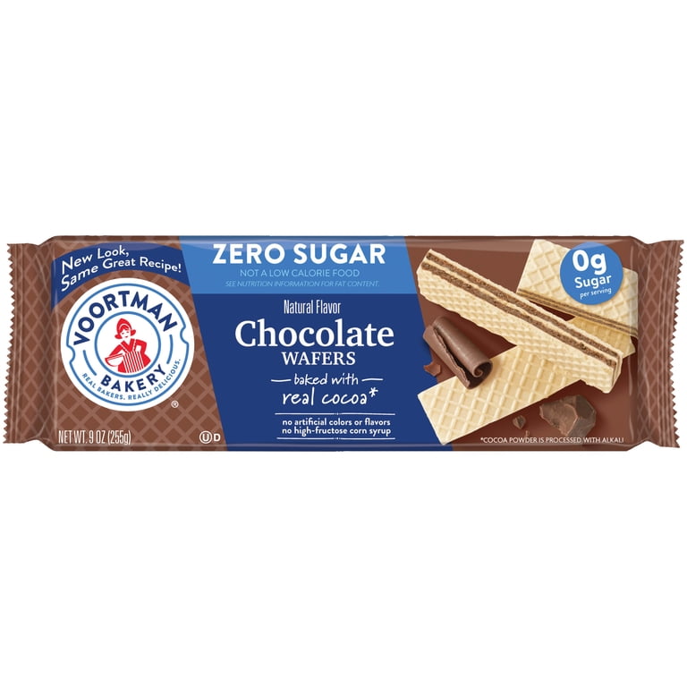 VOORTMAN Bakery Zero Sugar, No High-Fructose Corn Syrup, Chocolate