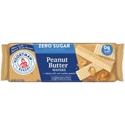 VOORTMAN Zero Sugar Peanut Butter Wafers, No Artificial Colors or Flavors - 9oz