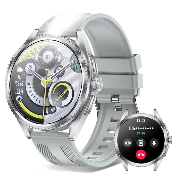 VOPOCO 1.75" HD Screen Smart Watch, Multiple Sport Modes, 600mAh 15-Day Standby, Bluetooth Calling, iOS & Android Compatible