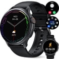thumbnail image 1 of VOPOCO K58 Smart Watch for Men 1.43" Big Screen AMOLED Always On Display Watch 100+ Sports Modes Full Touchscreen Smartwatch Compatible Compatibility with iOS Android, Black, 1pc, 1 of 6