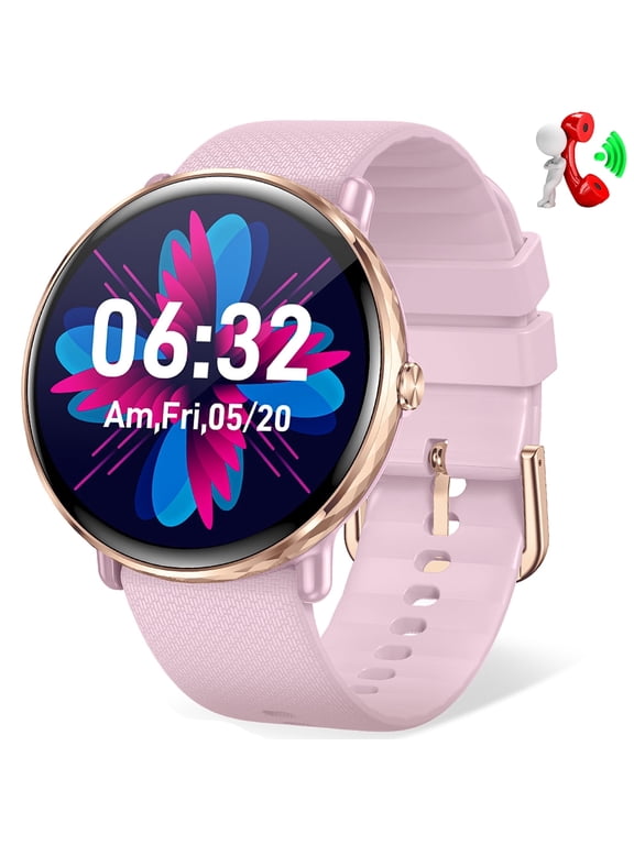 S61 Smart Watch for Men Women, 1.43” AMOLED Smartwatch Compatible with iOS Android(Answer/Make Calls), IP68 Waterproof Watch with 100+ Sports Modes, 1pc
