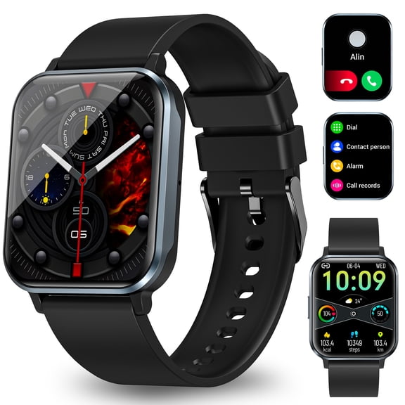 VOPOCO Smart Watch for Men Women (Answer/Make Call) 1.83" Big Screen Smartwatch 250mAh Battery Outdoor Smartwatch with 100+ Sport Modes Fitness Tracker for Android iOS