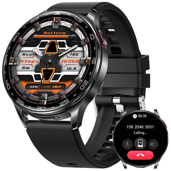 VOPOCO Smart Watch for Men Women with Earbuds Bluetooth Call 1.39" HD Screen 2 in 1 Outdoor Smartwatch, IP67 Waterproof Fitness Tracker for iPhone Android