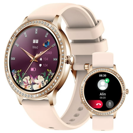 VOPOCO Smart Watch for Women(Answer/Make Call), 1.32'' Full Touchscreen 20 Sports Modes Fitness Watch, IP67 Waterproof Sport Watch, for iPhone Android Phones