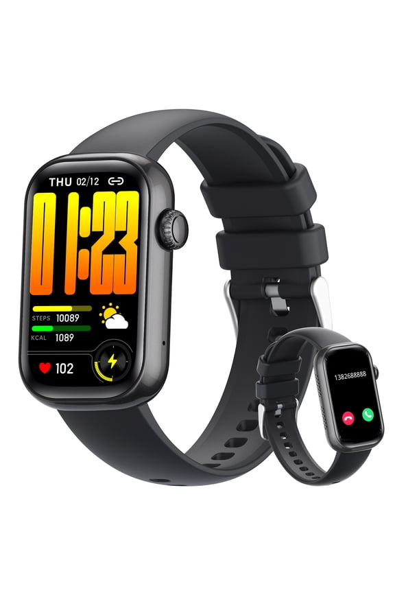 Smart Watch for Women with Bluetooth Calling 1.47” Full Touch Screen Smartwatch with 100+ Sports Modes Women Fitness Watch IP68 Waterproof for iOS Android