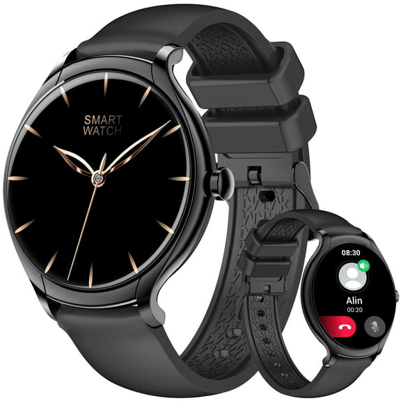 VOPOCO Smart Watch for Women Bluetooth Make/Answer Call Waterproof Sports Smartwatch Compatible with iOS Android 1.39" HD Color Screen Activity Tracker with Pedometer