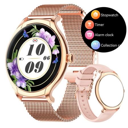 VOPOCO Smart Watch for Women Bluetooth Make/Answer Call Waterproof Sports Smartwatch Compatible with iPhone Android Phone 1.39" HD Color Screen Sports Watch