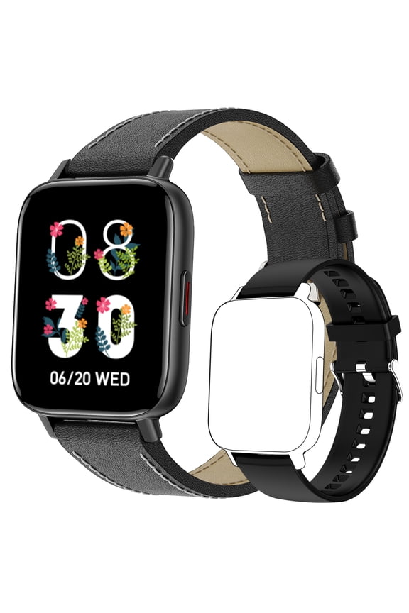 Smart Watch for Women Men 1.69’’ HD Touch Screen Smartwatch with Bluetooth Dial/ Call Answer Waterproof Fitness Tracker with Pedometer Activity Tracker