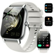 VOPOCO Smart Watch for Women Men(Answer/Make Call), 1.85 Large HD Screen Smartwatch for iPhone Android Phones, IP68 Waterproof Fitness Watch with 100+ Sport Modes Sleep Monitor/Pedometer