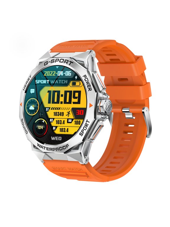 Smart Watch for Men Answer/Make Cal,l 1.43" AMOLED Always On Display Rugged Smartwatch, Waterproof Outdoor Watch, for iOS Android