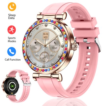 Smart Watch for Women 1.27" HD Screen Watch Answer/Make Call Waterproof Sport Smartwatch for Android iOS Phone