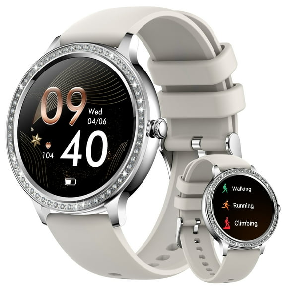 VOPOCO Smart Watch for Women, 1.32'' Full Touchscreen 20 Sports Modes Fitness Watch, IP67 Waterproof Pedometer Smartwatch, for iPhone Android Phones