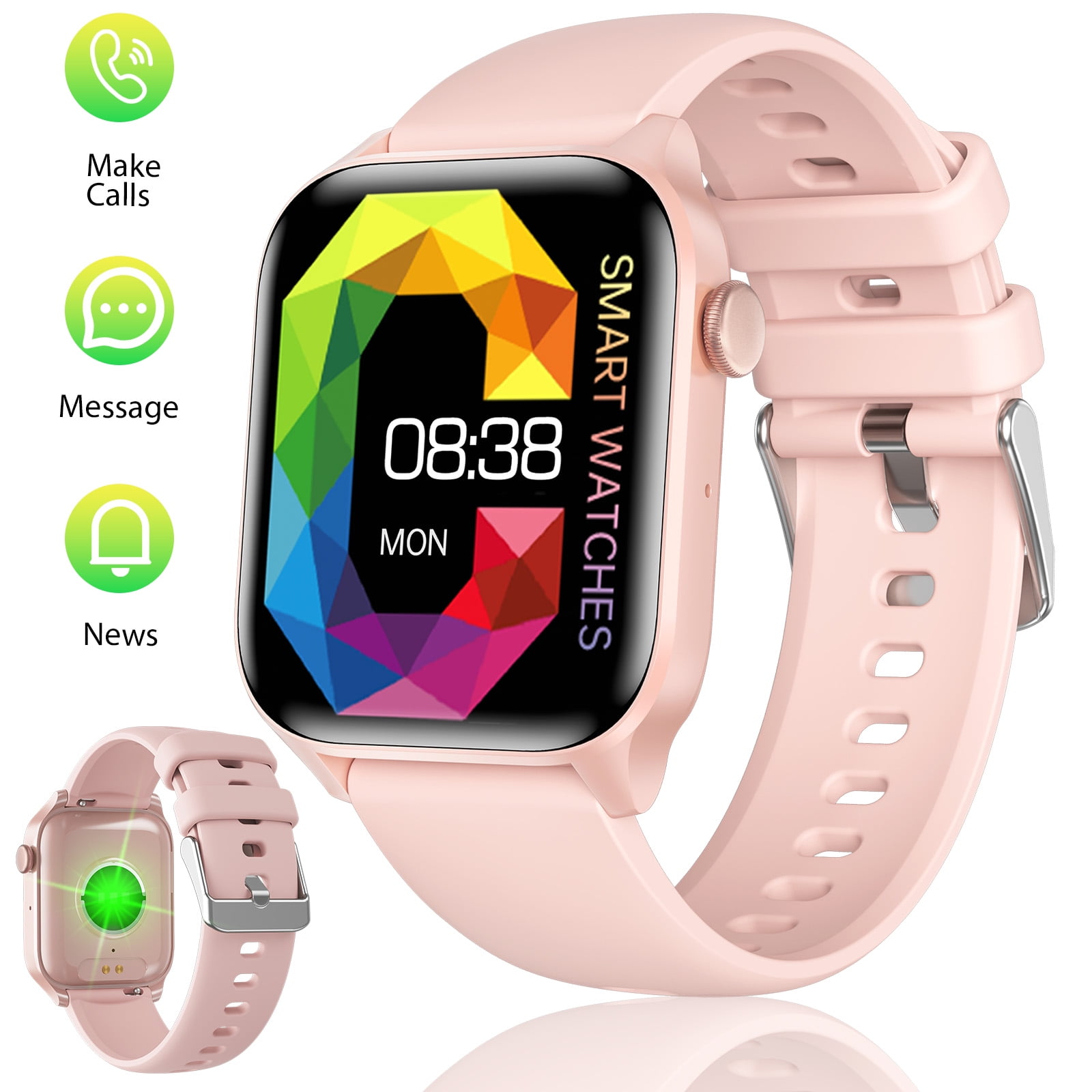 VOPOCO Smart Watch for Women (Call Receive/Dial) 1.85" HD Touch Screen Smartwatch with Multiple Sports Modes for iPhone Android Phone