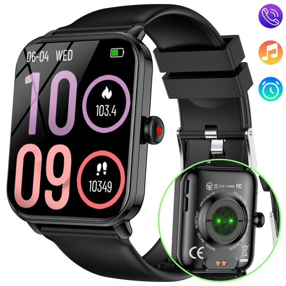 VOPOCO Smart Watches for Men Women (Answer/Make Calls) 1.83" HD Activity Tracker with 100+ Sport Modes Fitness Smartwatch Waterproof Pedometer Smartwatches for iOS Android