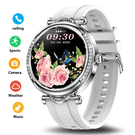 VOPOCO Smart Watches for Women (Answer/Make Call) with HD Screen, Women's Fitness Tracker with 100+ Sport Modes and Records, Waterproof Smartwatch for iOS Android