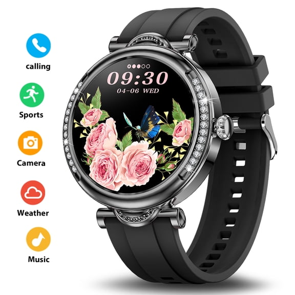 VOPOCO Smart Watches for Women (Answer/Make Call) with HD Screen, Women's Fitness Tracker with 100+ Sport Modes and Records, Waterproof Smartwatch for iOS Android