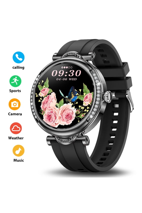 Smart Watches for Women (Answer/Make Call) with HD Screen, Women's Fitness Tracker with 100+ Sport Modes and Records, Waterproof Smartwatch for iOS Android