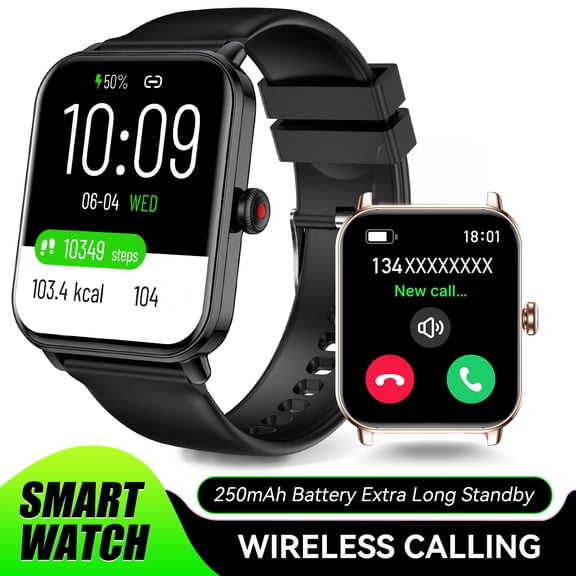 VOPOCO Smart Watches for Men (Answer/Make Call) 1.83"Touch Screen with 100+ Sport Modes, Smartwatch for iOS and Android Phones