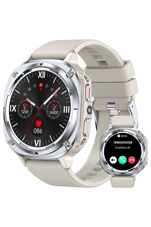 Smart Watches for Men with Bluetooth Calling Smart Watch for iOS Android Waterproof Watch with 100+ Sport Modes